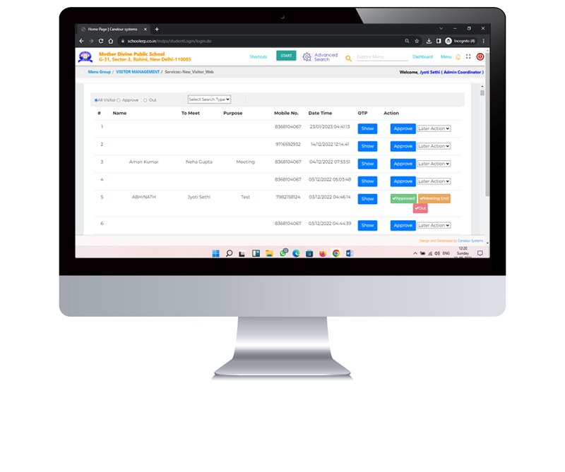 Visitor Management System